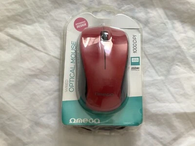 NGS FLAME RED - 1000dpi Optical Mouse with USB Wire, Mouse for Computer or Lapto - Image 1 of 4