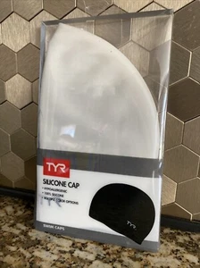 TYR Wrinkle-Free Silicone Swim Cap (White) Adult Size - BRAND NEW UNOPENED - Picture 1 of 2