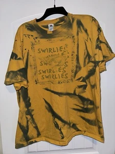 Swirlies Band SUPER RARE vintage tshirt sz XL Tie Dye Trippy Wash Ostrich Promo - Picture 1 of 8