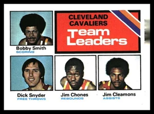 1975-76 Topps Cleveland Cavaliers (Smith / Snyder / Chones / Cleamons) #120 - Picture 1 of 2