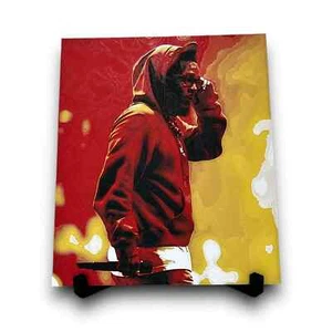 Retrato 3D de concierto de Kendrick Lamar LA con soporte - Imagen 1 de 1