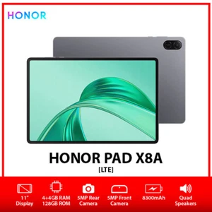 NEW HONOR Pad X8a Bluetooth Octa Core Android PC Tablet AU – LTE/4GB+128GB - Picture 1 of 6
