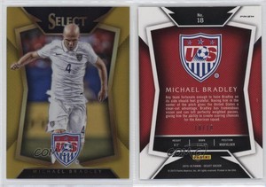 2015-16 Panini Select Gold Prizm /10 Michael Bradley #18.1