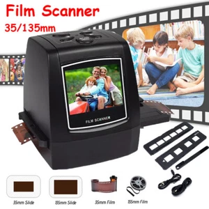 Film Scanner 35mm 135mm Slide Negative Converter Photo Digital Image Viewer 2.4" - Picture 1 of 12