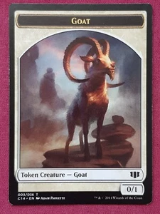 Magic The Gathering COMMANDER 2014 C14 GOAT WURM 033 token card MTG - Picture 1 of 2