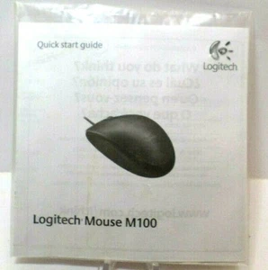 Souris LOGITECH M100 - Guide de démarrage rapide uniquement (A24) - Photo 1/2