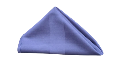 Cloth Table Napkins Linens 20 x 20 - Easy Care Satin Band - Cotton Like Feel - Image 1 of 4