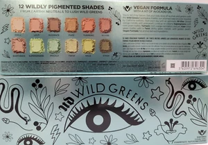 Urban Decay Eyeshadow WILD GREENS & Neutrals Palette 12 Wildly Pigmented Shades - Picture 1 of 5