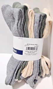George Men's Thick Crew Socks, 6 Pair, Shoe Size 6-12, New in Package, Warm - Picture 1 of 6