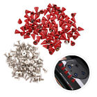  100 Sets Point Rivets Metal Cone Screwbacks Shoes Studs Punk Bullet Spikes