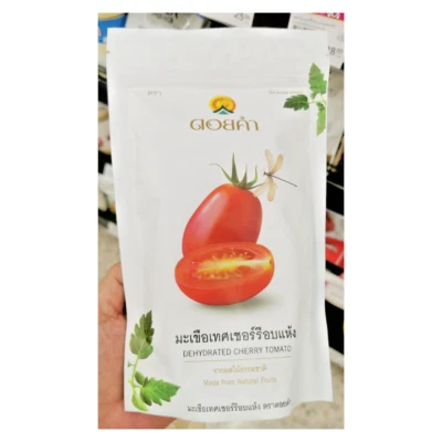 樱桃番茄干 Doi Kham 140 克 × 2 包泰国风格干西红柿 — 第 1/3 张图片