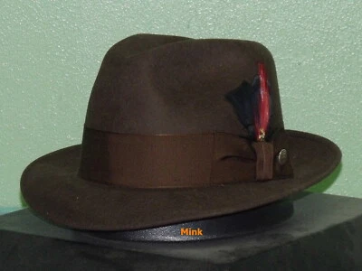 STETSON FREDERICK ШЕРСТИ FEDORA ШЛЯПА  - Изображение 1 из 4