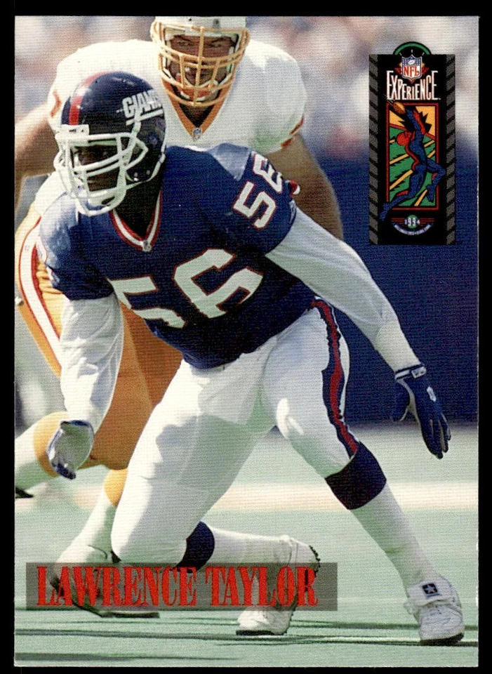 1994 Classic NFL Experience 69 Lawrence Taylor New York Giants Football Card - Image 1 of 2