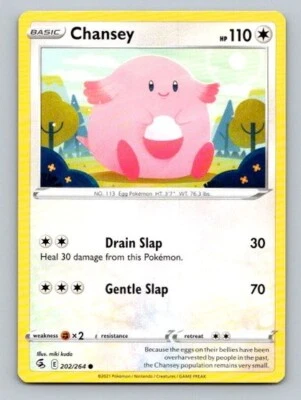 2021 Pokemon Card Fusion Strike Chansey 202/264 - Image 1 of 2