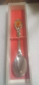 Canada Gazelle Silver Plated Collectible Souvenir Spoon - Picture 1 of 9