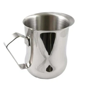 CHEF-HUB COMMERCIAL 32OZ STAINLESS STEEL BELL SHAPED MILK FROTHING / FOAMING JUG - Picture 1 of 3