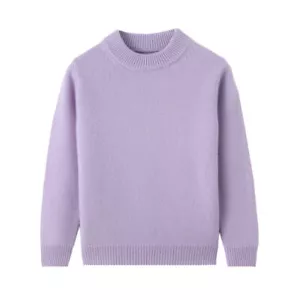 Sweaters Kids Girls Boys Children's Cashmere Wool Long Sleeve Pullover Spring sz - Picture 1 of 34