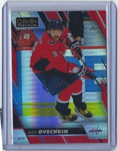 2023-24 O Pee Chee Platinum Preview P-AO Alex Ovechkin------Red Prism------17/50 - Picture 1 of 2