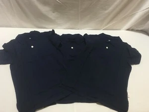 F1377 GAP KIDS Uniform Short Sleeve Polo Shirt Shirt (3-Pack) Navy Kids Size S - Picture 1 of 4