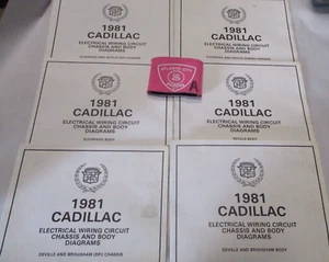 1981 CADILLAC ELECTRICAL WIRING CIRCUIT CHASSIS AND BODY DIAGRAMS - Picture 1 of 19