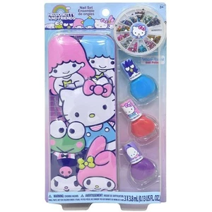 Hello Kitty Friends 4pc Nail Polish Set for Girls with Travel Tin Ages 3 and Up - Picture 1 of 1