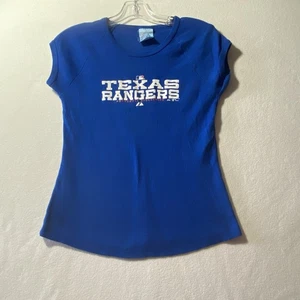 Texas Rangers [VINTAGE] 2005 T-Shirt L Majestic Authentic MLB Fitted Top - Bild 1 von 6
