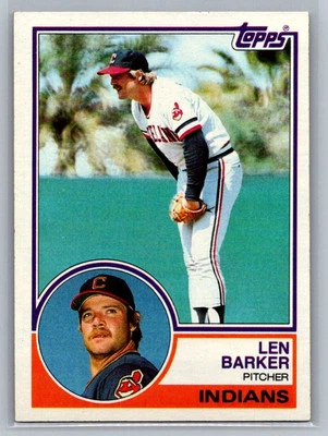 1983 O-Pee-Chee Len Barker Cleveland Indians #120 - Image 1 of 2
