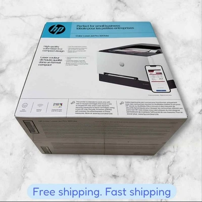 HP Color Laser jet Pro 3201dw Wireless Color Laser Duplex 499Q9F OPENED BOX NEW - Image 1 of 3