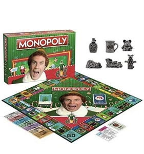 Juego de Mesa Monopoly ELF - NUEVO Buddy The Elf SELLADO de Fábrica Película de Navidad - Imagen 1 de 4