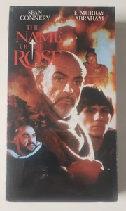 The Name Of The Rose VHS NEW Sean Connery Christian Slater W/ Fast Free Shipping - Imagen 1 de 11