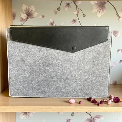 Funda de fieltro universal de 15 pulgadas para computadora portátil MacBook Notebook Tablet Cubierta Foto 1 de 4