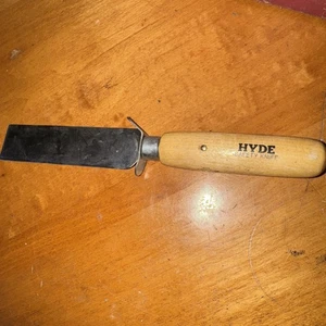 Hyde Tools 60510 Square Point Knife, Safety Wood Handle - Picture 1 of 2
