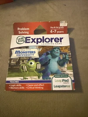 Leapfrog Explorer LeapPad Learning Game Disney Monsters University NEW - Image 1 of 2