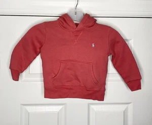 Polo Ralph Lauren Kids Youth Sweatshirt Hoodie Pink 3 - Picture 1 of 4