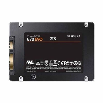 Samsung 870 EVO 2,5" SSD 250GB 500GB 1TB 2TB SATA III Solid State Drive Lot neu - Bild 1 von 4