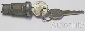 1935 1936 1937 1938 Chevrolet Buick Cadillac door and trunk lock cylinder an key - Picture 1 of 3