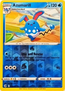 Azumarill Fusion Strike Pokémon TCG 059/264 Reverse Holo ࿊ - Picture 1 of 2