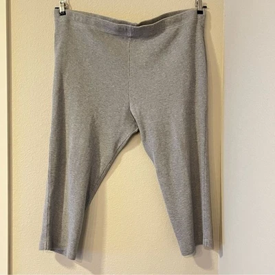 Soft Surroundings Grey Waffle Knit Pants Cozy Loungewear Size 3X - Image 1 of 4