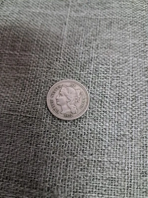 1872 3 III Cent United States Of America Nickel Coin 3c Piece - Image 1 of 4