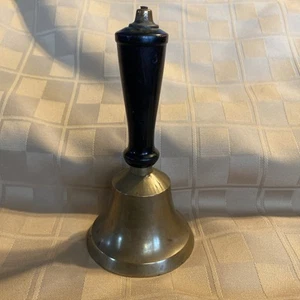 Vintage Messing Schulglocke 6 Zoll - Bild 1 von 17