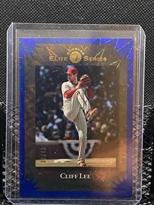 Cliff Lee 2025 Donruss Elite Series Blue Xplosion #36/49 #17 - Phillies - Foto 1 di 2