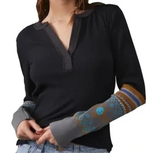 Top nuovo Free People Mikah scollo a tacche - Foto 1 di 8