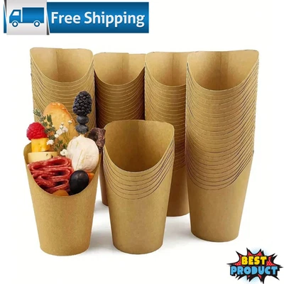 50pcs Disposable Cake Paper Cups Kitchen Baking Tools for Serving French Fries - image 1 of 4