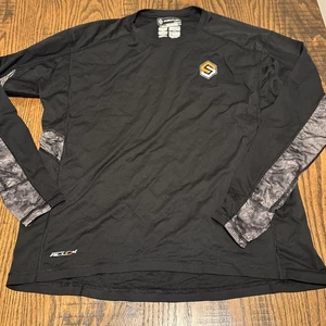 ScentLok Baselayer Shirt Men's XL Black Long Sleeve Carbon Alloy Hunting - Picture 1 of 8