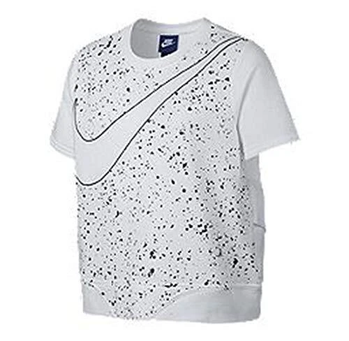 Nike Girl's Crewneck Sweatshirt White Sz M 890544-100