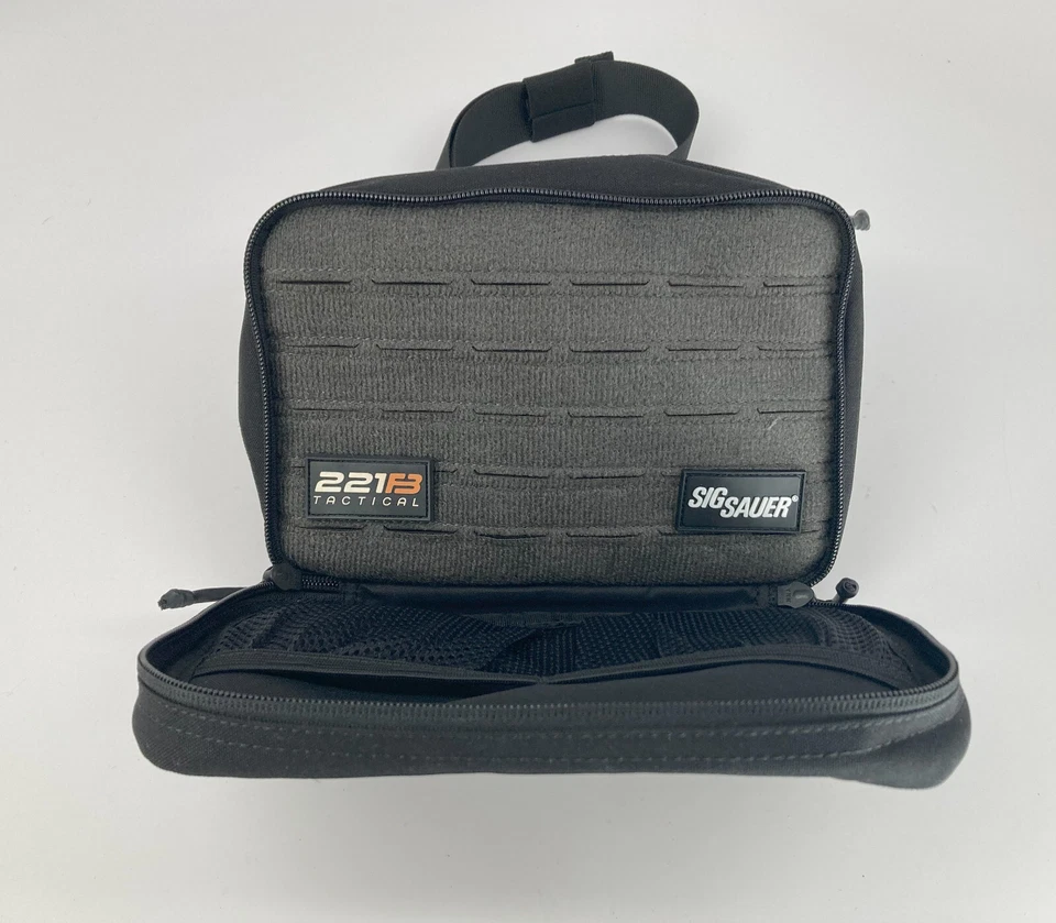 221B Tactical / Sig Sauer bolsa de transporte com coldre cruzado para Glock 43X - Imagem 1 de 4