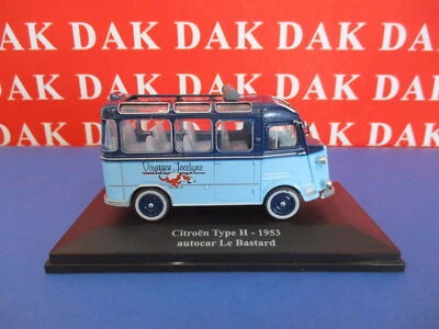 Die cast 1/43 Modellino Mini Bus Citroen Type H Autocar Le Bastard Voyages Jocel - Immagine 1 di 4