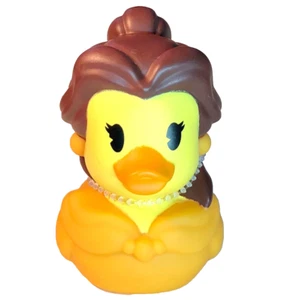 FREE SHIPPING - BIG DISNEY PRINCESS BELLE BEAUTY CRUISING DUCK 3" CRUISE DUCKIE - Picture 1 of 2