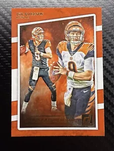 Panini Donruss 2020 novato Gridiron Kings Joe Burrow #RGK-JB Cincinnati Bengals - Imagen 1 de 2