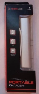 Blackweb Portable Charger 2600 mah 1 Amp Silver - Picture 1 of 1